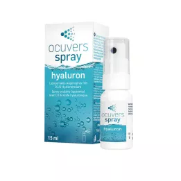 OCUVERS pihustatav hüaluroon-sprei hüaluroonhappega, 15 ml