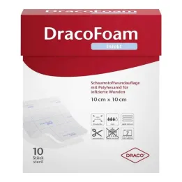 Dracofoam Infection Foam haavakate 20x20cm, 10 tk