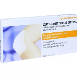 CUTIPLAST Pluss steriilne 7,8x15 cm side, 5 tk