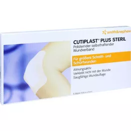 CUTIPLAST Pluss steriilne 10x19,8 cm side, 5 tk