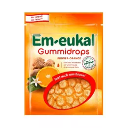 EM-EUKAL Gummy Drops Ingveri-apelsini suhkruga, 90 g