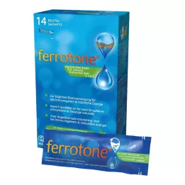 FERROTONE Raud õunakontsentraadi ja C-vitamiini pudeliga, 14x25 ml