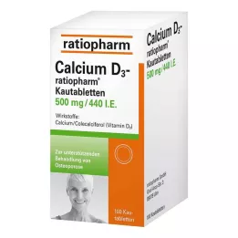 CALCIUM D3-ratiopharm närimistabletid, 100 tk