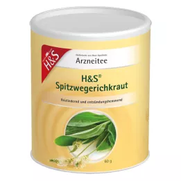 H&amp;S Ribwort plantain ürt lahtiselt, 60 g