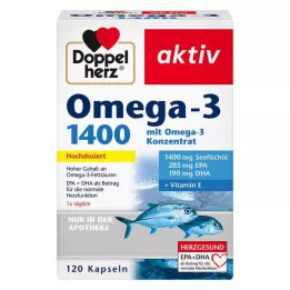 DOPPELHERZ Omega-3 1400 kapslit, 120 tk