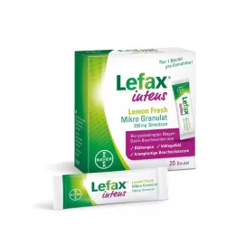 LEFAX intens Lemon Fresh Micro Graanul.250 mg Sim., 20 tk
