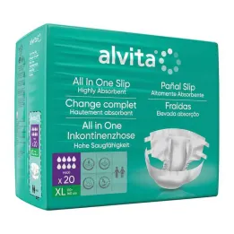 Alvita All-in-One pidamatuspüksid maxi xl öö, 20 tk