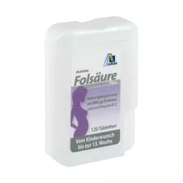 FOLSÄURE 800 Plus B12+Joodi tabletid, 120 tk