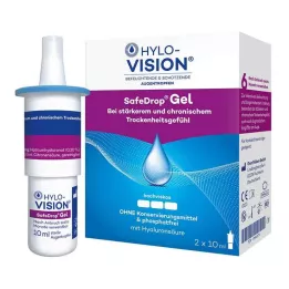 HYLO-VISION SafeDrop Gel silmatilgad, 2X10 ml