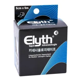 Elyth Tape Kinesiology 5 cm x 5 m must, 1 tk