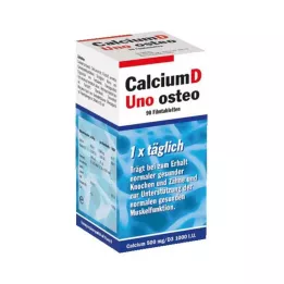 CALCIUM D Uno osteo õhukese polümeerikattega tabletid, 90 tk