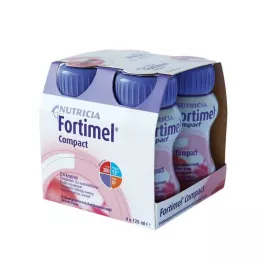 FORTIMEL Kompaktne 2,4 maasikamaitseline, 4X125 ml