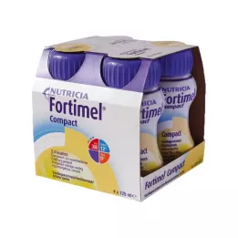FORTIMEL Kompaktne 2,4 vanillimaitseline, 4X125 ml