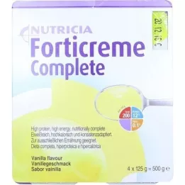 FORTICREME Vanillge maitse, 4x125 g