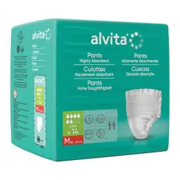 Alvita uriinipidamatuse püksid, super keskmise suurusega, 14 tk