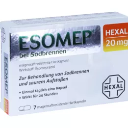 Esomep Hexal Kõrvetööstuses, 7 tk