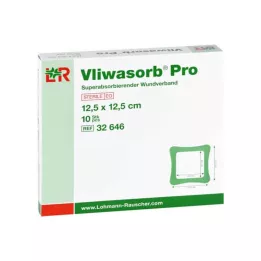 VLIWASORB Pro superabsorbent steriilne 12,5x12,5 cm, 10 tk
