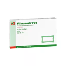 VLIWASORB Pro superabsorbent steriilne 12,5x22,5 cm, 10 tk