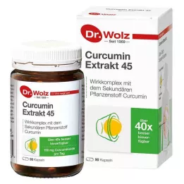 CURCUMIN EXTRAKT 45 Dr.Wolz kapslit, 90 tk