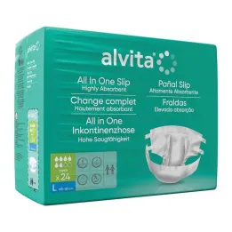 Alvita All-in-One inkontinentsipüksid super suured päevad, 24 tk