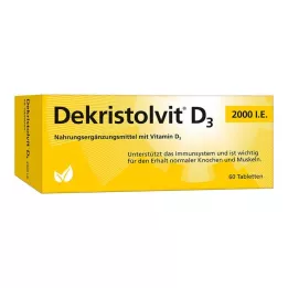 DEKRISTOLVIT D3 2000 RÜ tabletid, 60 tk
