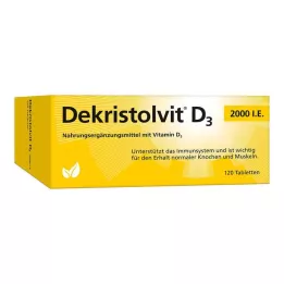 DEKRISTOLVIT D3 2000 IU tabletid, 120 tk