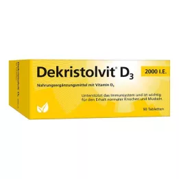 DEKRISTOLVIT D3 2000 RÜ tabletid, 90 tk