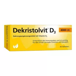 DEKRISTOLVIT D3 4000 RÜ tabletid, 30 tk