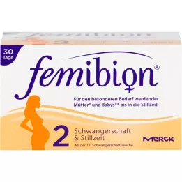 Femibion Rasedus 2 D3 + DHA + 400 μg Folaat, 2x30 tk