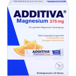 Additiva Magneesium 375 mg pulgad Orange, 20 tk