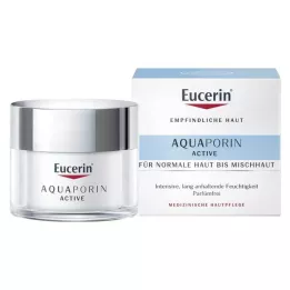EUCERIN AQUAporin Active Cream normaalsele kuni kombineeritud nahale, 50 ml