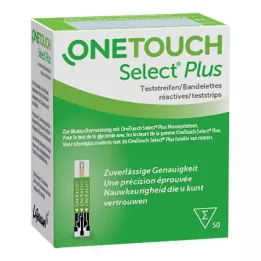 ONE TOUCH Select Plus veresuhkru testribad, 50 tk