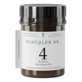SCHÜSSLER Nr.4 Kalium chloratum D 6 tabletid, 400 tk