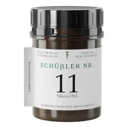 SCHÜSSLER Nr.11 Silicea D 12 tabletti, 400 tk