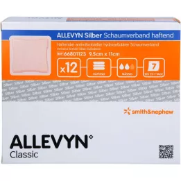 ALLEVYN hõbevahu segu 9,5x11 cm liim, 12 tk