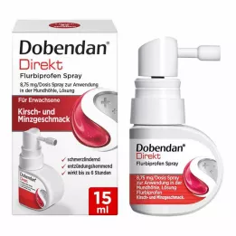 DOBENDAN Direkt Flurbiprofen Spray 8,75 mg/annus suukaudselt, 15 ml