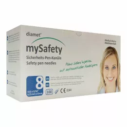 DIAMET mySafety Safety Pen Kan.31 G 0,25x8 mm, 100 tk