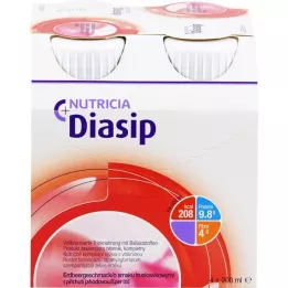 DIASIP Maasikamaitseline, 4X200ml