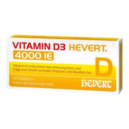 VITAMIN D3 HEVERT 4000 RÜ tabletid, 30 tk
