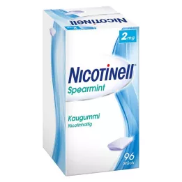 NICOTINELL Rohemündi närimiskumm 2 mg, 96 tk