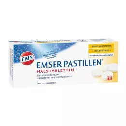 EMSER Mentoolita pastillid suhkruvabad, 30 tk