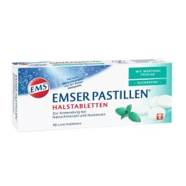 EMSER Mentoolivärskusega pastillid suhkruvabad, 30 tk