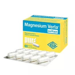 MAGNESIUM VERLA purKaps vegan kapslid suukaudseks kasutamiseks, 60 tk
