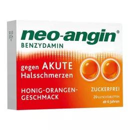 NEO-ANGIN Bensüdamiin äge kurguvalu. Mesi-apelsin, 20 tk