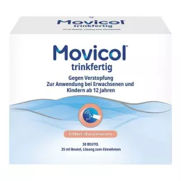 MOVICOL joogivalmis 25 ml kotike lahus suukaudseks kasutamiseks, 30 tk