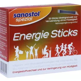 Sanostol Erilised energiapulgad, 20 tk
