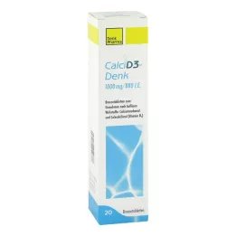 CALCI D3-Denk 1000 mg/880 I.E. kihisevad tabletid, 20 tk