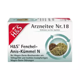 H&S Apteegitilli-aniisi-köömne N filtrikotid, 20X2,0 g