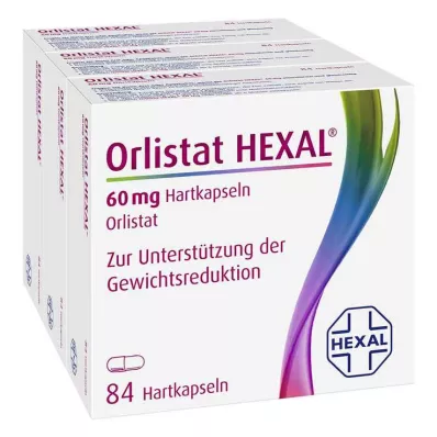 ORLISTAT HEXAL 60 mg kõvakapslid, 3X84 tk