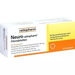 NEURO-RATIOPHARM kilega kaetud tabletid, 50 tk